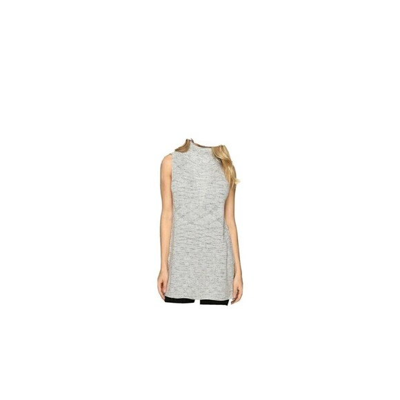 NIC+ZOE Hazy Tunic Turtleneck Sweater - Women's Size S - Heather Grey - Picture 1 of 6